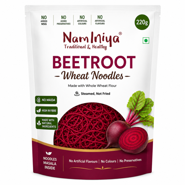 Beetroot noodles